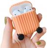 Силиконов калъф за AirPod - Orange Suitcase