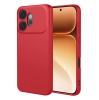 Силиконов калъф / кейс за Honor 600 - Червен гръб със защита за камерата