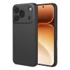 Силиконов калъф / кейс за Honor 600 Pro - Черен гръб със защита за камерата
