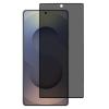 Privacy 5D full cover Tempered glass Samsung Galaxy A17 / Извит стъклен скрийн протектор с лепило от вътрешната страна Samsung A17 - черен / прозрачен