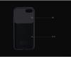 Оригинален гръб REMAX Skyrim Series за Apple iPhone 7 - тъмно сив / ромбове