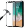 3D full cover Tempered Glass Screen Protector Apple iPhone X / Извит стъклен скрийн протектор за Apple iPhone X - черен