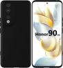 Силиконов калъф / гръб / кейс TPU Silicone Soft Cover case за Honor 90 - черен със защита за камерата