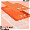 Силиконов калъф / кейс / Nano TPU за Samsung Galaxy A55 - оранжев гръб със защита за камерата