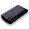 Кожен калъф Flip тефтер за LG Optimus G2 D802 / LG G2 - черен