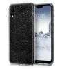 Силиконов калъф / гръб / TPU Bling за Samsung Galaxy A50 - прозрачен / брокат