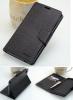 Кожен калъф Flip тефтер със стойка Mercury GOOSPERY Fancy Diary за HTC Desire 816 - черен