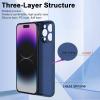 Силиконов калъф / кейс / Nano TPU за Honor 200 - тъмно син гръб със защита за камерата