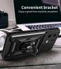 Удароустойчив гръб TPU кейс Slide Camera Case Magnetic Finger Ring Car Holder за Xiaomi Redmi Note 13 Pro 5G - черен
