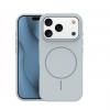 Силиконов калъф Silicone Thin MagSafe за iPhone 17 Pro Max / iPhone 18 Pro Max – Сребрист