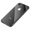 Луксозен стъклен твърд гръб за Apple iPhone 7 / iPhone 8 - черен