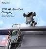 Стойка за кола с безжично зареждане Yesido C187 / Wireless Fast Charging Car Holder Yesido C187 15W - черна