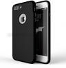 Луксозен силиконов калъф / гръб / TPU за Apple iPhone 8 - черен / carbon