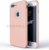 Луксозен силиконов калъф / гръб / TPU за Apple iPhone 8 - Rose Gold / carbon