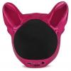 Тонколона Dog Head Bluetooth / Dog Head Bluetooth Wireless Stereo Speaker - цикламена