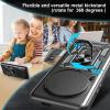 Удароустойчив гръб TPU кейс Slide Camera Case Magnetic Finger Ring Car Holder за Samsung Galaxy A34 - черен