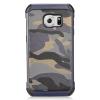 Твърд гръб със силиконов кант Camo Series за Samsung Galaxy S7 G930 - синьо-сив / камуфлаж