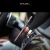 Луксозен твърд гръб със стойка ZHUSE за Apple iPhone 7 - прозрачен / Rose Gold кант