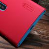 Луксозен заден предпазен твърд гръб Nillkin Grid за Nokia Lumia 900 - червен