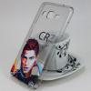 Твърд гръб за Samsung Galaxy J1 2016 J120 - сив / Ronaldo CR7