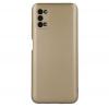 Силиконов калъф / гръб / TPU кейс Metallic Cover за Samsung Galaxy A03s - златист