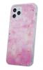 Силиконов калъф / гръб / TPU за Samsung Galaxy A32 4G - розови сърца / блестящи стружки