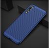 Луксозен твърд гръб за Samsung Galaxy A70 - тъмно син / Grid
