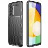 Луксозен силиконов калъф / гръб / TPU кейс Auto Focus за Samsung Galaxy A73 5G - черен / Carbon
