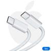 Оригинален USB-C Кабел за Apple iPhone 17 series USB-C to USB-C Woven 60W MQKJ3ZM/A 1m