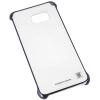 Оригинален твърд гръб Clear Cover EF-QG950 за Samsung Galaxy S8 G950 - прозрачен със тъмно сив кант