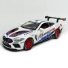 Метална кола с отварящи се врати капаци светлини и звуци BMW M8 GTE 1:24