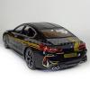 Метална кола с отварящи се врати капаци светлини и звуци BMW M8 Manhart MH8 800 1:24 - бял / черен