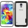 Силиконова обвивка бъмпер / Bumper за Samsung Galaxy S5 G900 - черен