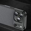 Луксозен силиконов калъф / гръб / кейс TPU за Apple iPhone 17 Pro (6.3) - черен / Carbon