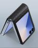 Оригинален кожен калъф Dux Ducis Bril Case за Samsung Galaxy Z Flip 7 - черен