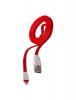 Оригинален USB кабел LDNIO C50 Car Charger 12V / 3 USB порта и Micro USB кабел 5.1A за Apple iPhone 5 / iPhone 5S / iPhone SE / iPhone 6 / iPhone 6 Plus - бяло / червено