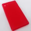 Силиконов калъф / гръб / TPU за Sony Xperia Z1 - червен