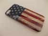 Луксозен предпазен твърд гръб / капак / за Apple iPhone 4 / 4S - Retro American flag