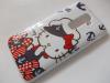 Заден предпазен твърд гръб / капак / за LG Optimus G2 / LG G2 - Hello Kitty Art 2