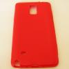 Силиконов калъф / гръб / TPU за Samsung Galaxy Note 4 - червен / гланц
