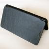 Кожен калъф Flip Cover за Samsung Galaxy Note 4 - черен