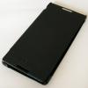 Кожен калъф Flip Cover за Sony Xperia Z3 - черен