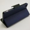 Кожен калъф Flip тефтер Mercury Fancy Diary със стойка за Sony Xperia Z3 - тъмно синьо и черно