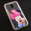 Силиконов калъф / гръб / TPU за Samsung Galaxy S5 G900 / Galaxy S5 Neo G903 - прозрачен / Minnie mouse