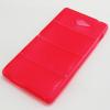 Силиконов гръб / калъф / TPU 3D за Sony Xperia M2 - червен