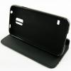 Луксозен кожен калъф Flip Cover със стойка Nosson за Samsung Galaxy S5 G900 - черен