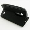 Кожен калъф Flip тефтер SS Case със стойка за LG L Fino D290N - черен