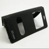 Кожен калъф Flip тефтер S-view SS Case със стойка за LG L Bello D331 - черен