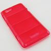 Силиконов гръб / калъф / TPU 3D за Sony Xperia L S36h - червен