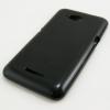 Силиконов калъф / гръб / TPU за Sony Xperia E4G - черен / гланц